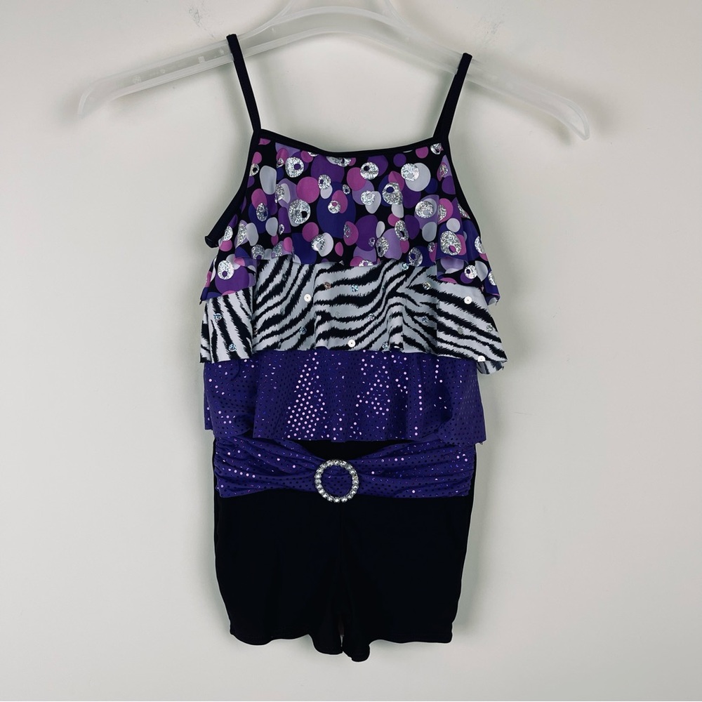 Weissman Girls Dance Halloween Costume Jumpsuit Romper Size Medium